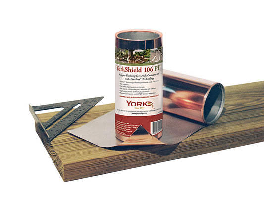 York 5993423 10 in. x 240 in. Copper Copper Roll Flashing