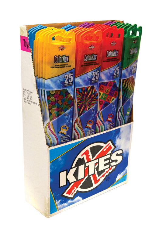 X Kites 9010646 ColorMax Nylon Kites, Pack of 36