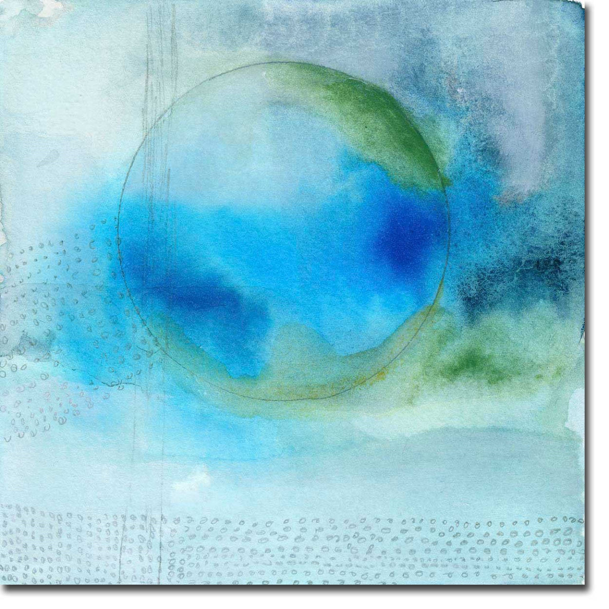 Artistic Home Gallery 303048573TG Aqua Sphere by Michelle Oppenheier P