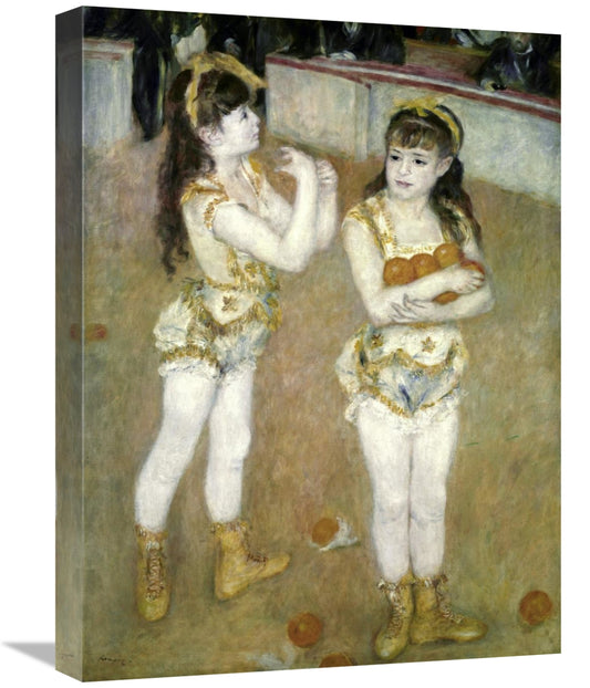 Global Gallery GCS-279687-22-142 22 in. Two Little Circus Girls Art Pr