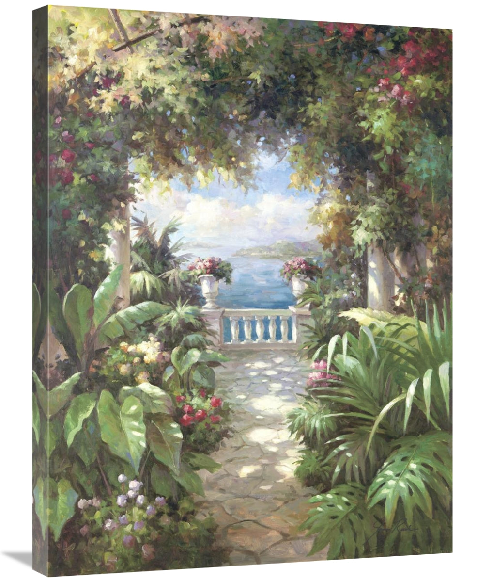 Global Gallery GCS-113738-2432-142 24 x 32 in. Terrace Retreat Art Pri