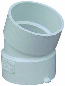 Genova Products V-704 4 in. Elbow PVC SD 0.062