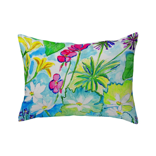 Betsy Drake NC826 16 x 20 in. Wild Garden No Cord Pillow