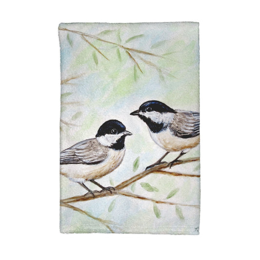 Betsy Drake KT638 Dicks Chickadees Kitchen Towel