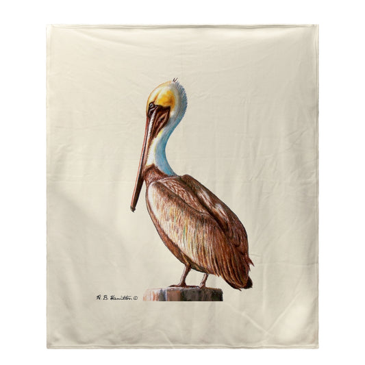 Betsy Drake BK035 Pelican Fleece Throw