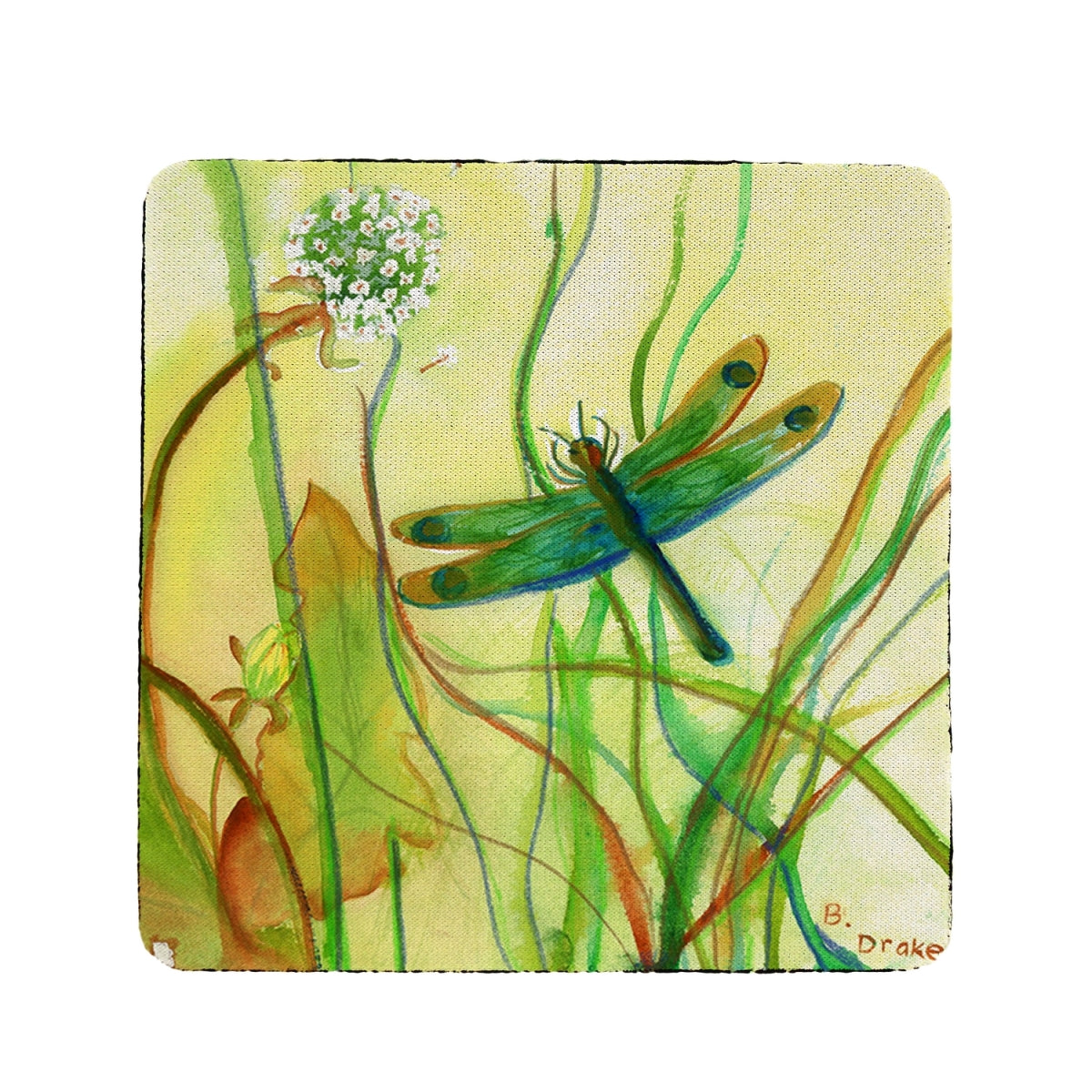 Betsy Drake CT187 Dragonfly Coaster - Set of 4