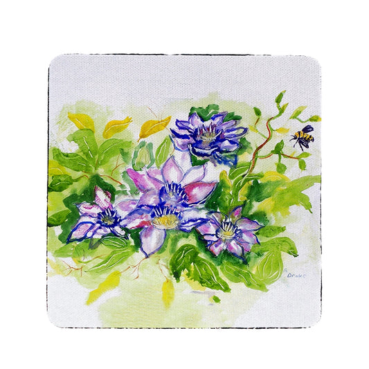 Betsy Drake CT284 Clematis Coaster - Set of 4