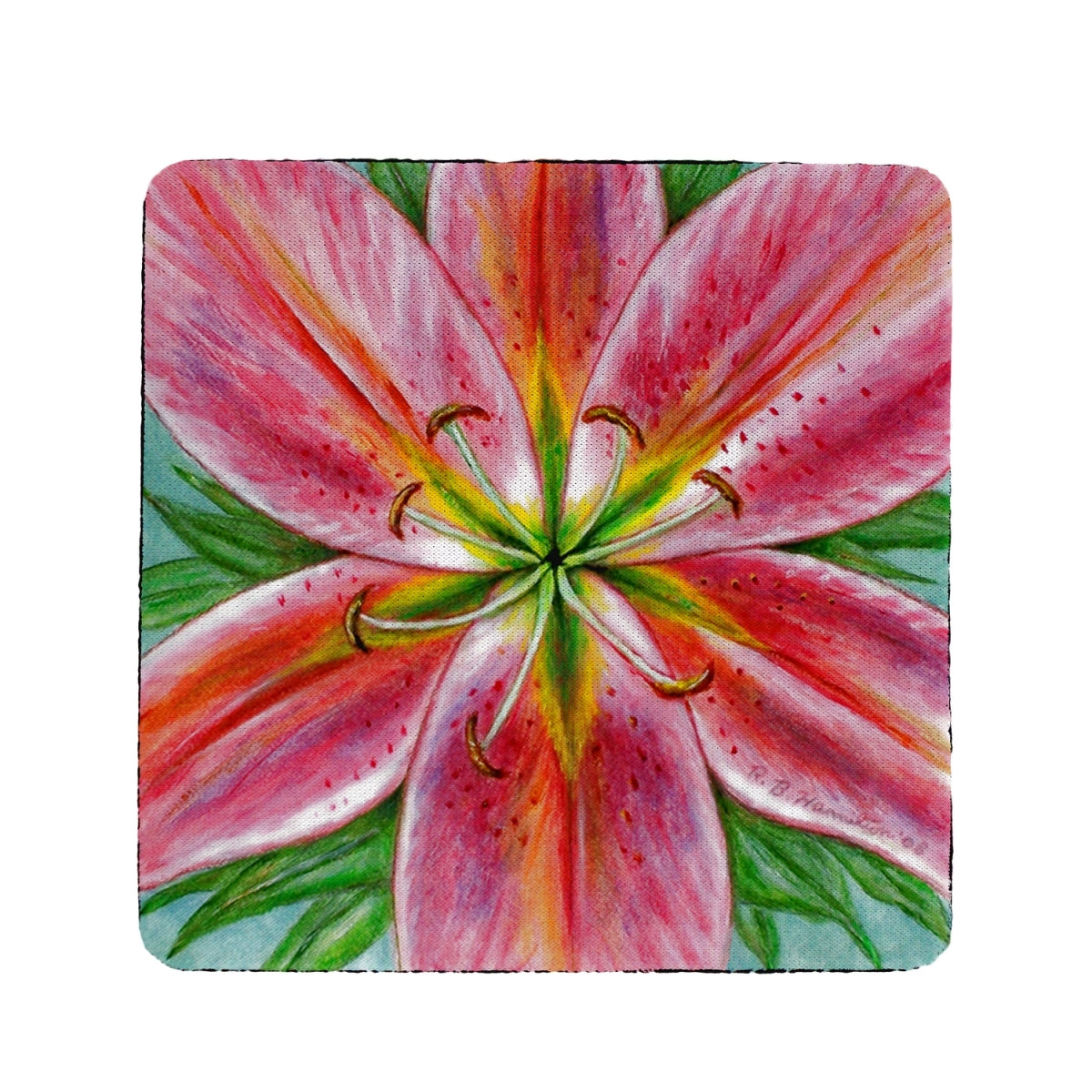 Betsy Drake CT701 Red Dragonfly Coaster - Set of 4