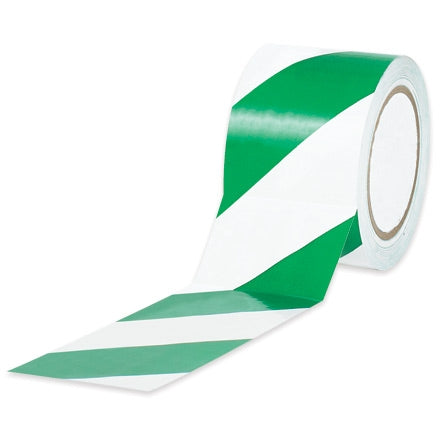 Tape Logic T91363PKGW 1 in. x 36 yards Green & White Striped Vinyl Saf