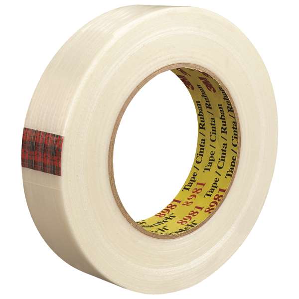 Scotch T915898112PK 1 in. x 60 yards 8981 Strapping Tape, Clear -