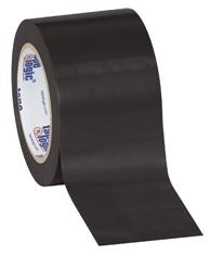 Tape Logic T93363PKBL 3 in. x 36 yards Black Solid Vinyl Safety Tape -