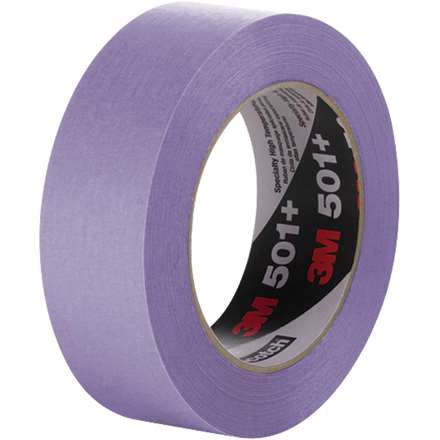 3M T93450112PK 0.75 in. x 60 yards 501 Plus Masking Tape, Purple -