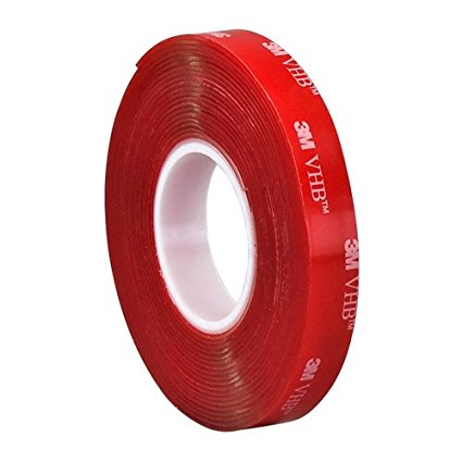 VHB VHB491001R 1 in. x 5 yards Clear 3M 4910 VHB Tape