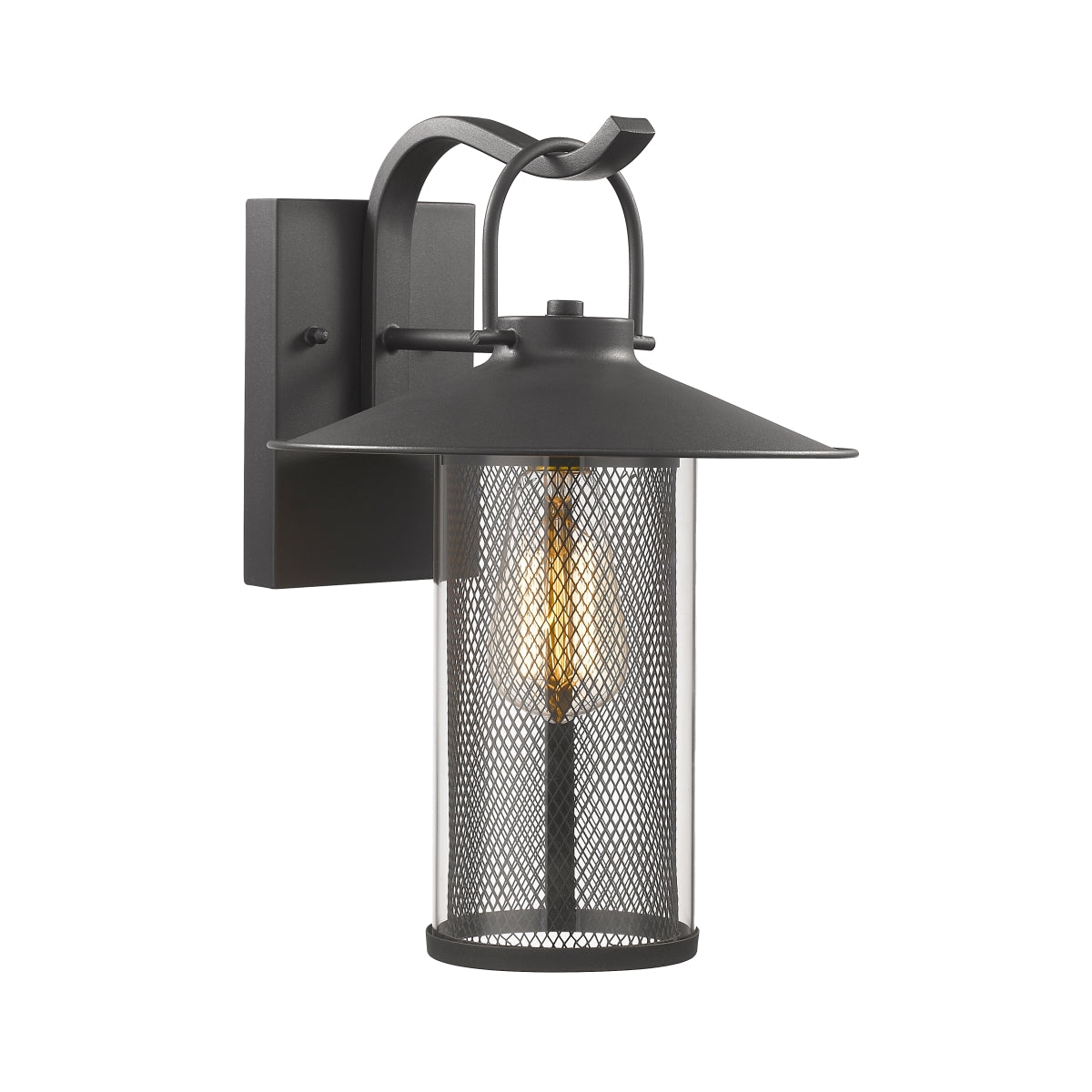 Chloe Lighting CH2D075BK14-OD1 Elijah Industrial-Style 1 Light Texture