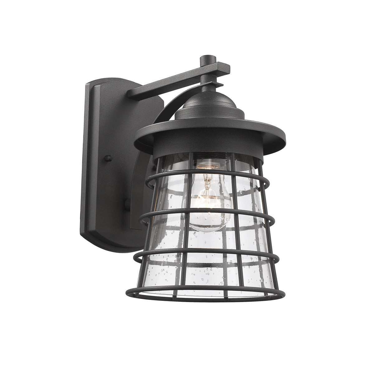 Chloe Lighting CH2S090BK11-OD1 Damon Transitional 1 Light Textured Bla