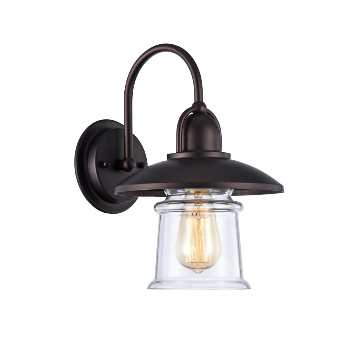 Chloe CH57051RB09-WS1 9 in. Lighting Ironclad Industrial-Style 1 Light