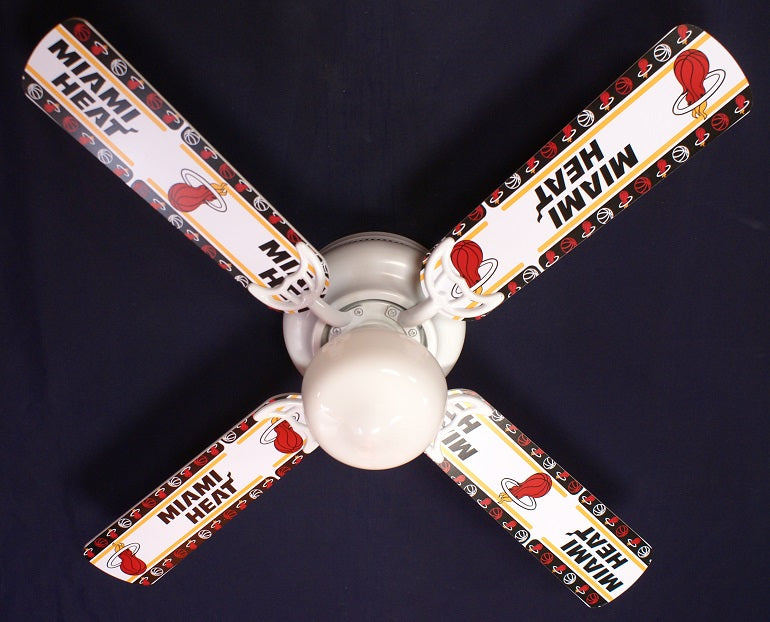 Ceiling Fan Designers 42FAN-NBA-MIA 42 in. NBA Miami Heat Basketball C