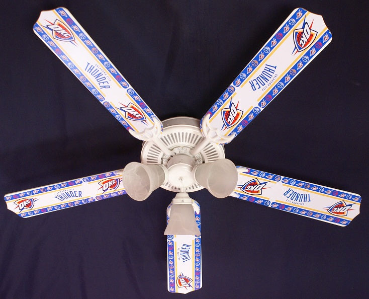 Ceiling Fan Designers 52FAN-NBA-OKC 52 in. NBA Oklahma City Thunder Ba