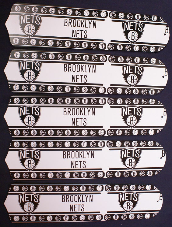 Ceiling Fan Designers 52SET-NBA-NET 52 in. NBA Brooklyn Nets Basketbal