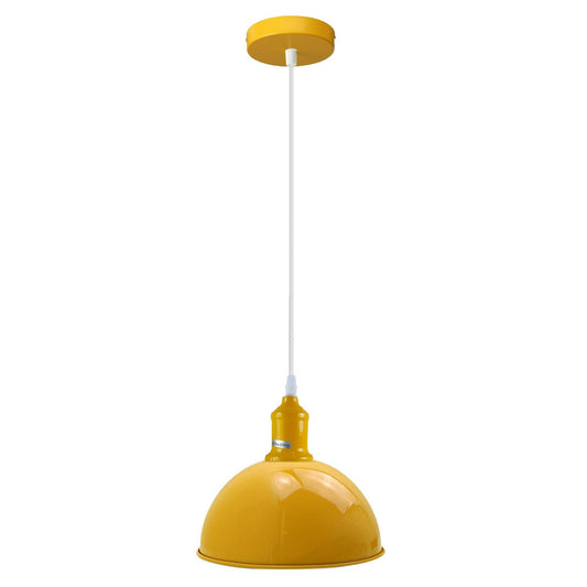 Modern Italian Yellow Chandelier Vintage Pendant Light Shade