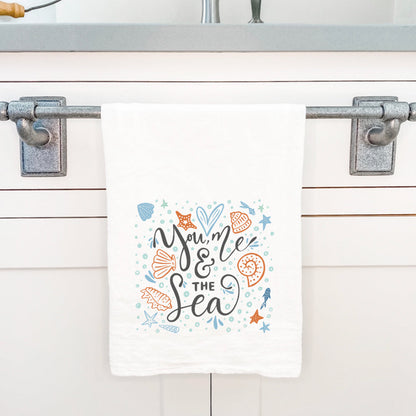 You Me and the Sea - Cotton Tea Towel