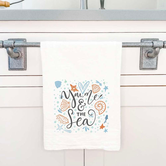 You Me and the Sea - Cotton Tea Towel