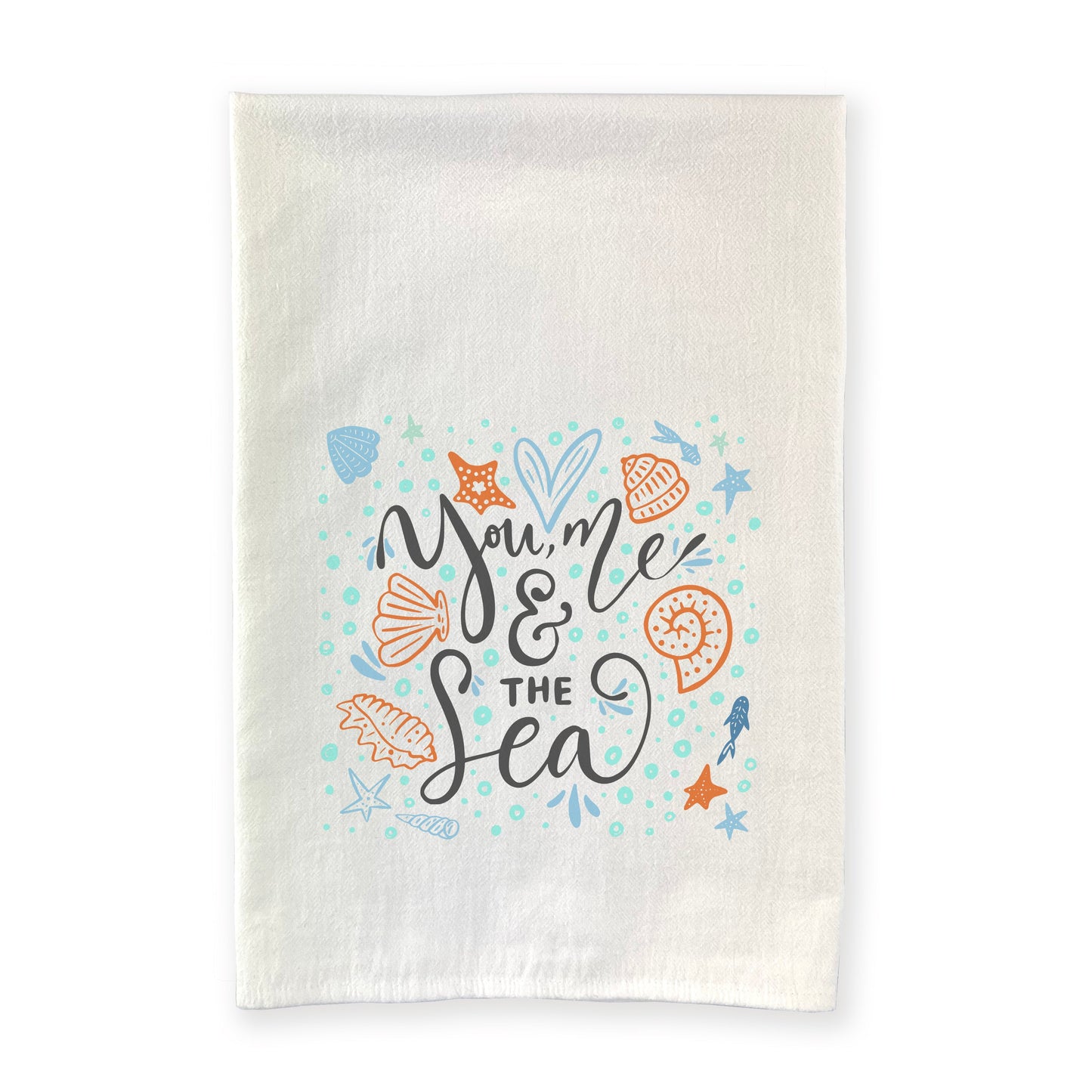 You Me and the Sea - Cotton Tea Towel