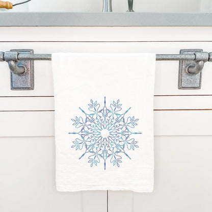 Gradient Snowflake - Cotton Tea Towel