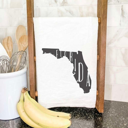 State Art (State Name) - Cotton Tea Towel