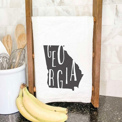 State Art (State Name) - Cotton Tea Towel