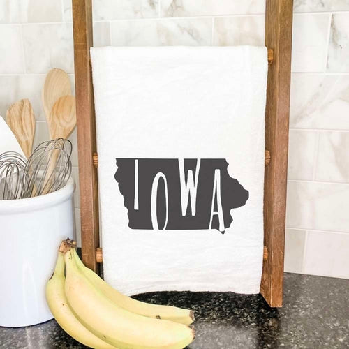 State Art (State Name) - Cotton Tea Towel