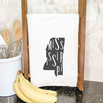 State Art (State Name) - Cotton Tea Towel