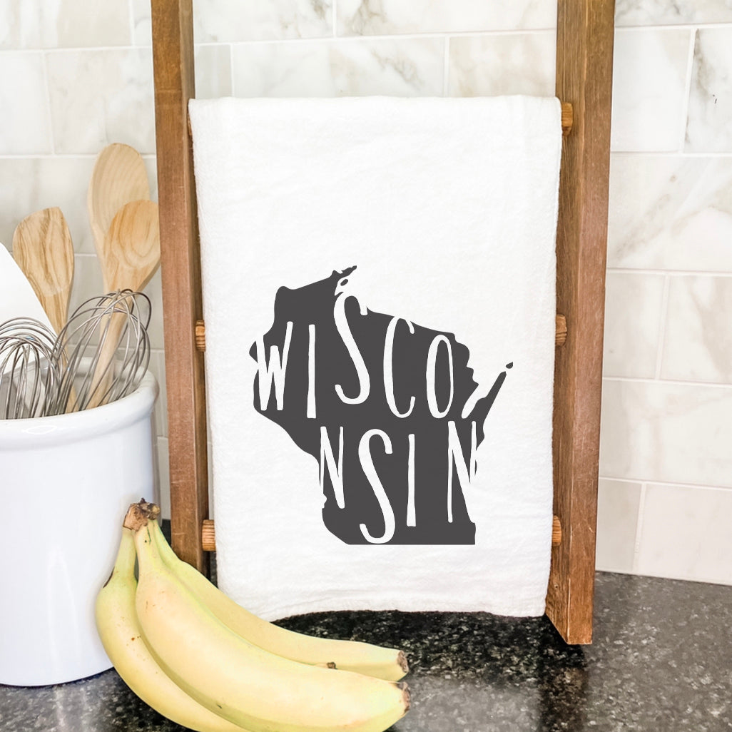 State Art (State Name) - Cotton Tea Towel