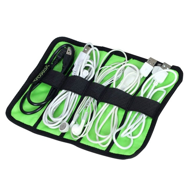 Cable Organizer Bag Mini Size Portable Can Put USB