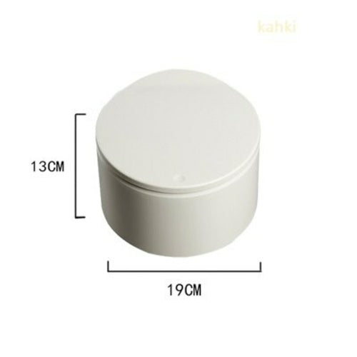 Creative Noirdic Mini Table Trash Bin Fashion Simple Deisgn Press Lid