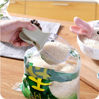 Cute Rice Measuring Cup Cereals Rice Bags Sealing