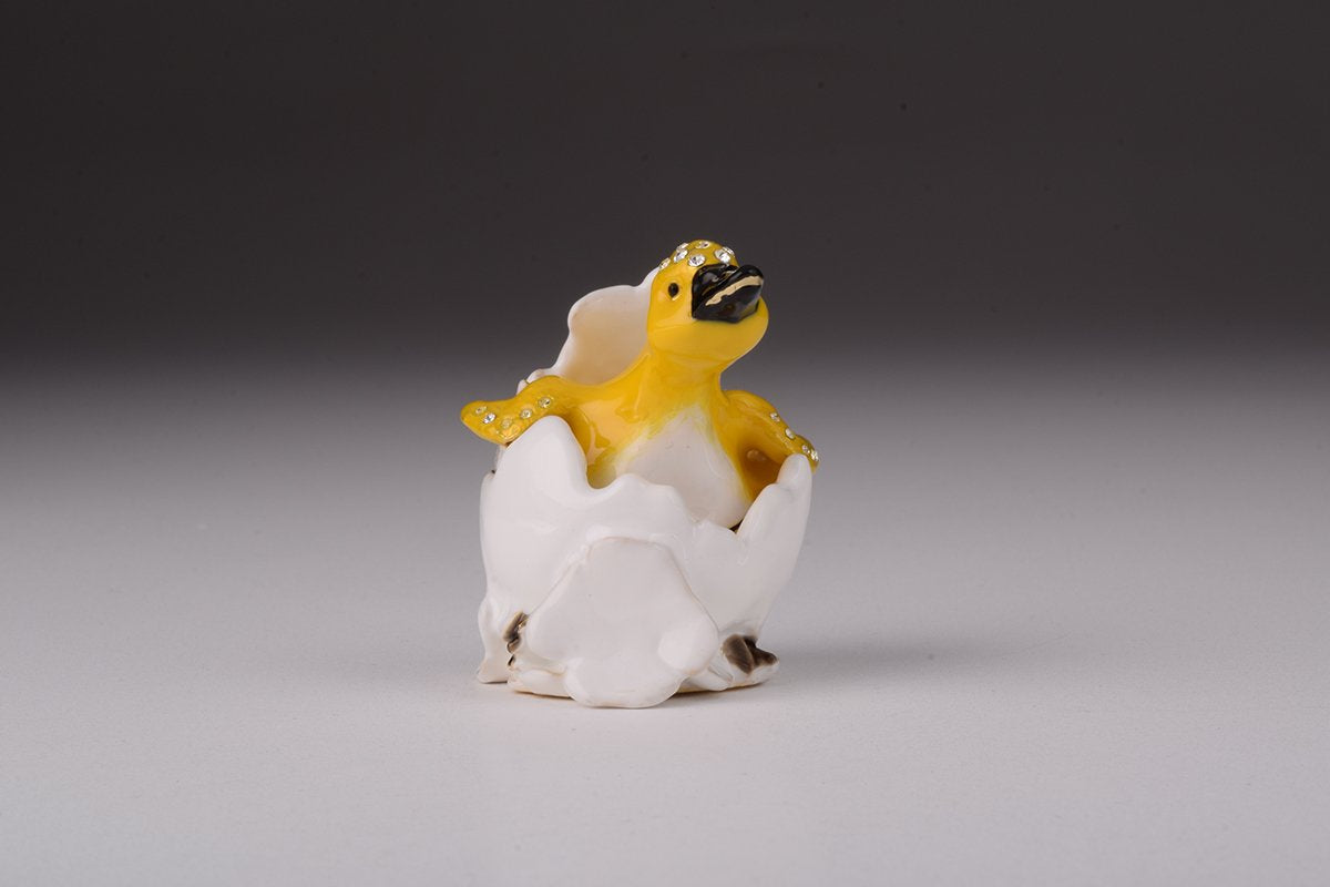 Duck Coming out of Eggshell