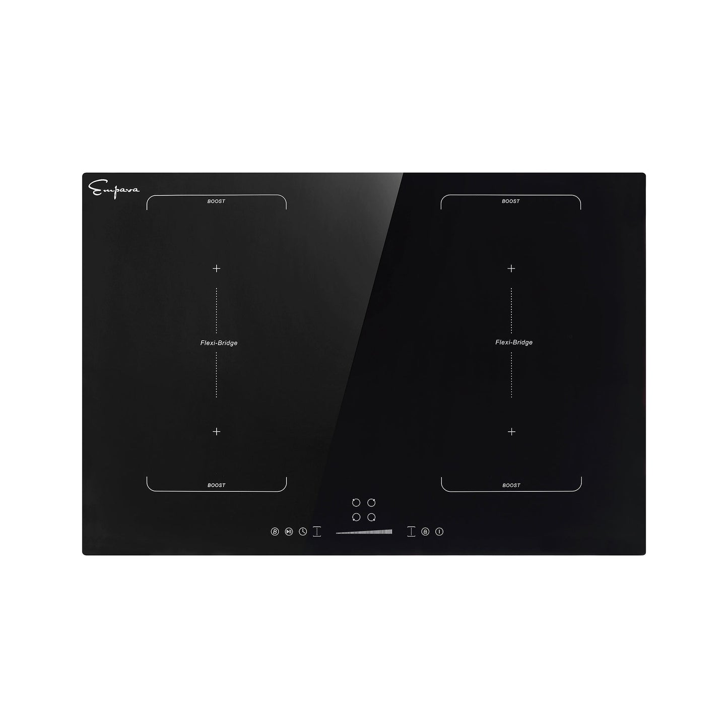 Empava 30EC04 30 Inch Black Electric Stove Induction Cooktop