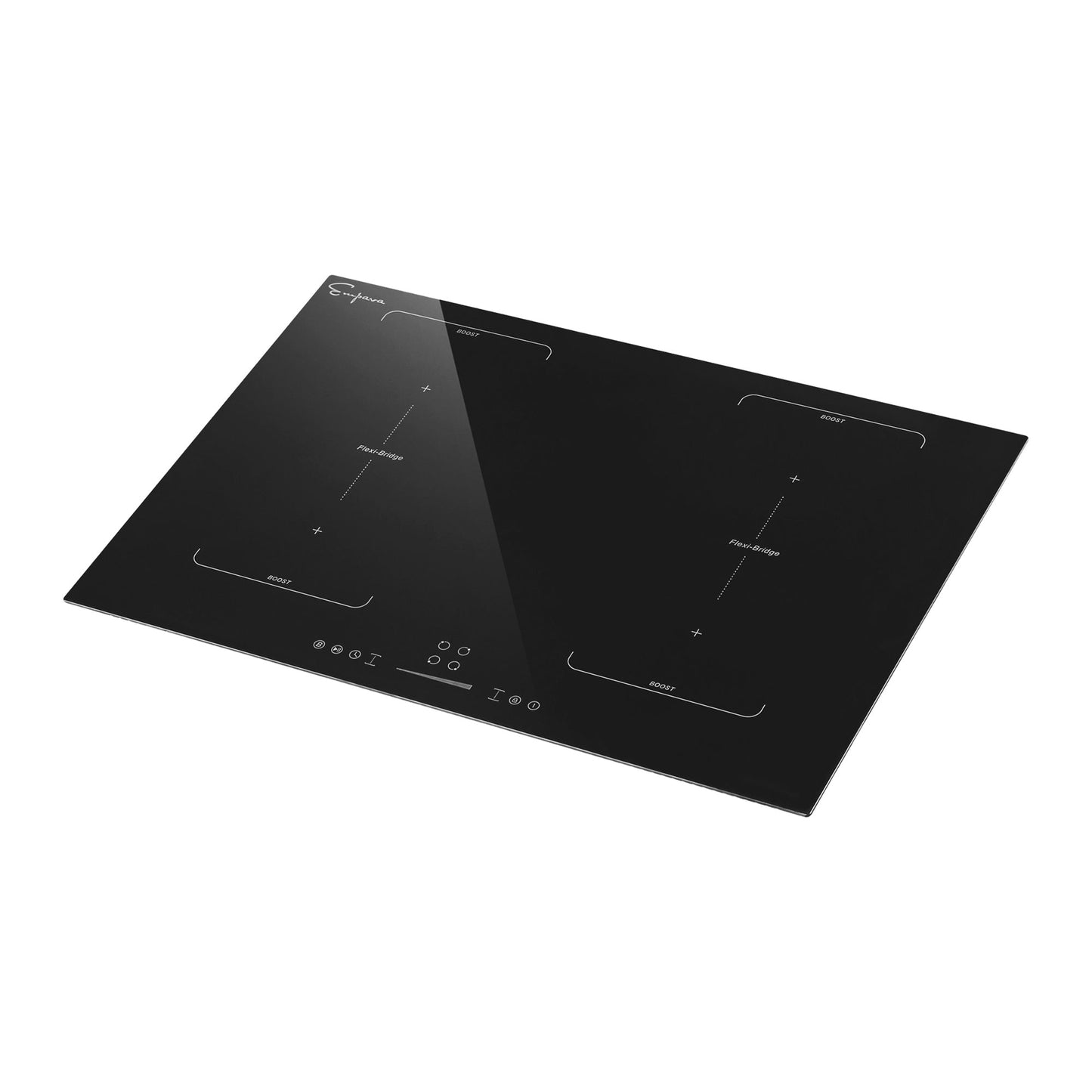 Empava 30EC04 30 Inch Black Electric Stove Induction Cooktop