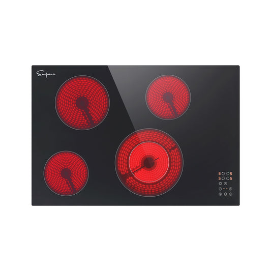 Empava 30REC12 30 Inch Black Electric Radiant Cooktop