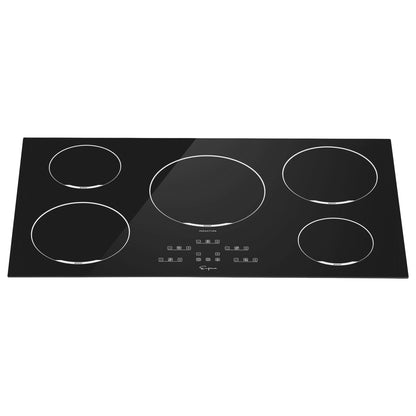 Empava 36EC01 36 Inch 5 Elements Black Induction Cooktop