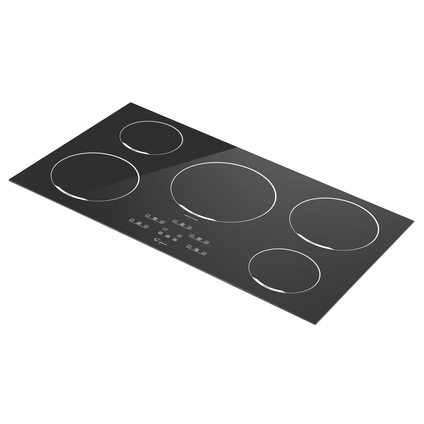 Empava 36EC01 36 Inch 5 Elements Black Induction Cooktop