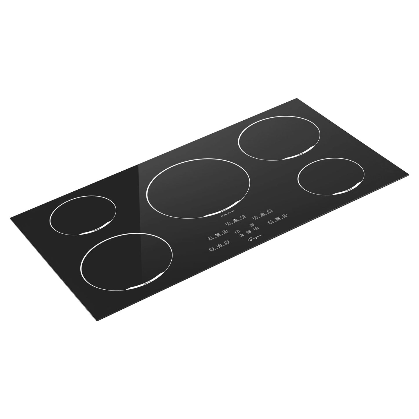 Empava 36EC01 36 Inch 5 Elements Black Induction Cooktop