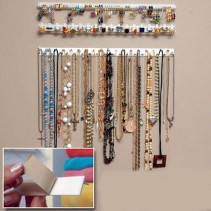 Earring Necklace Hanger Organizer Adhesive Jewelry