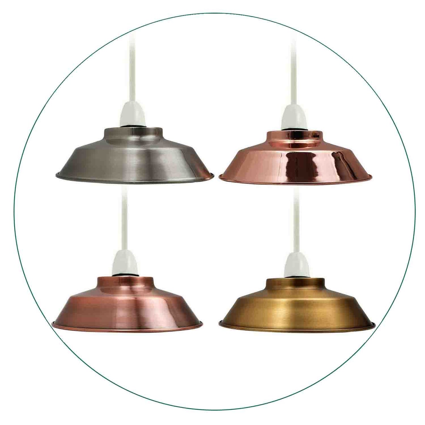 Vintage Retro Pendant Shade Metal Lampshade Kitchen Modern Ceiling