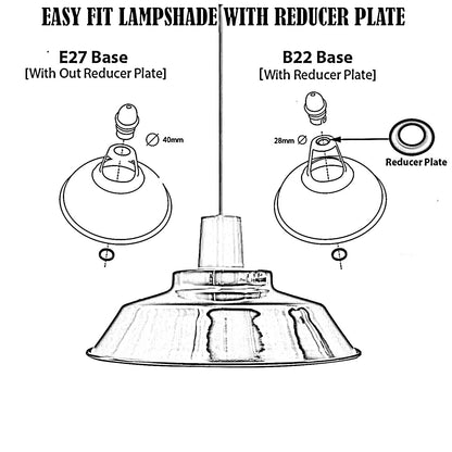 Satin Nickel Metal Ceiling Pendant Light Lampshades~1371