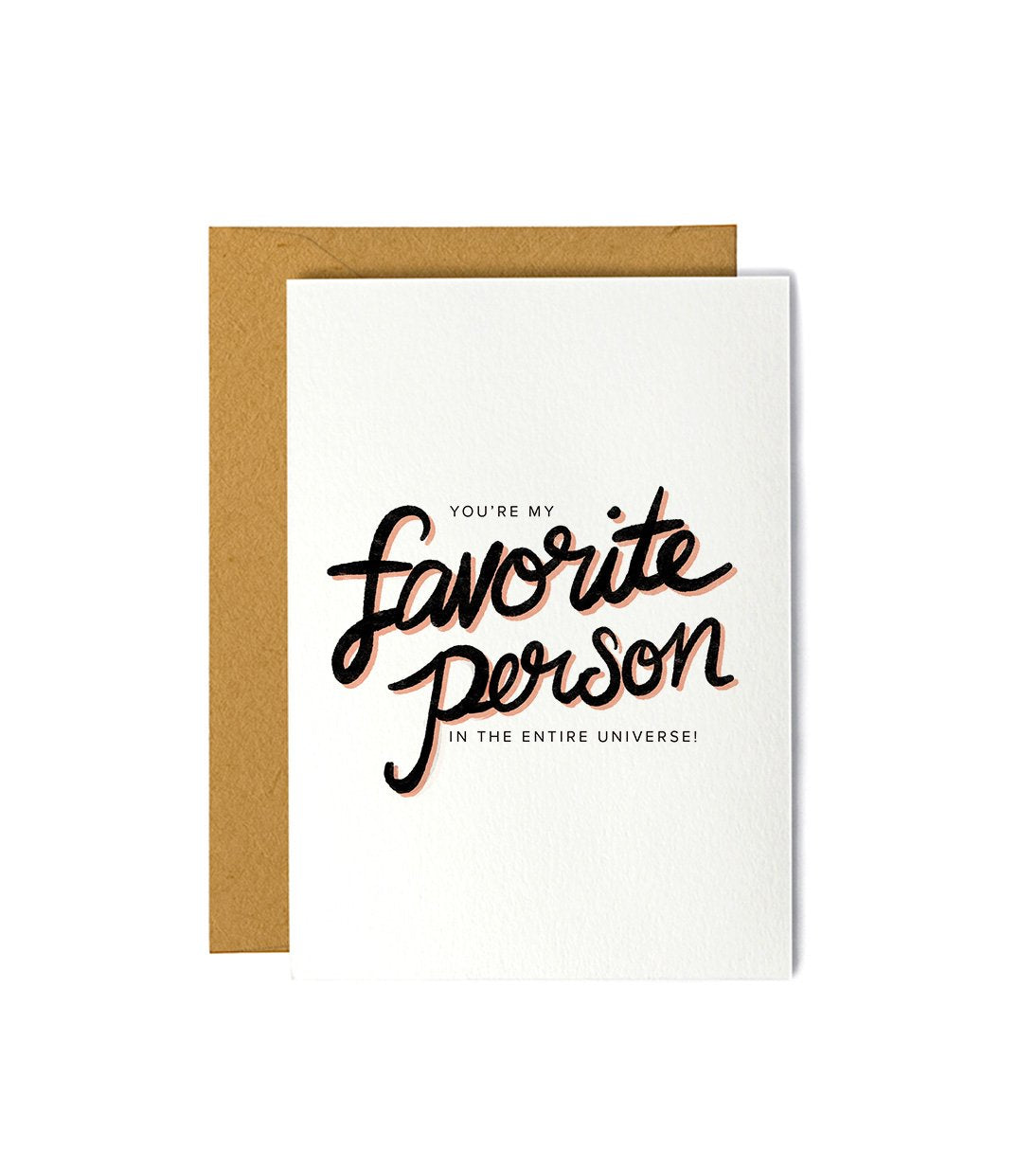 Your My Favorite Person Anniversary Card