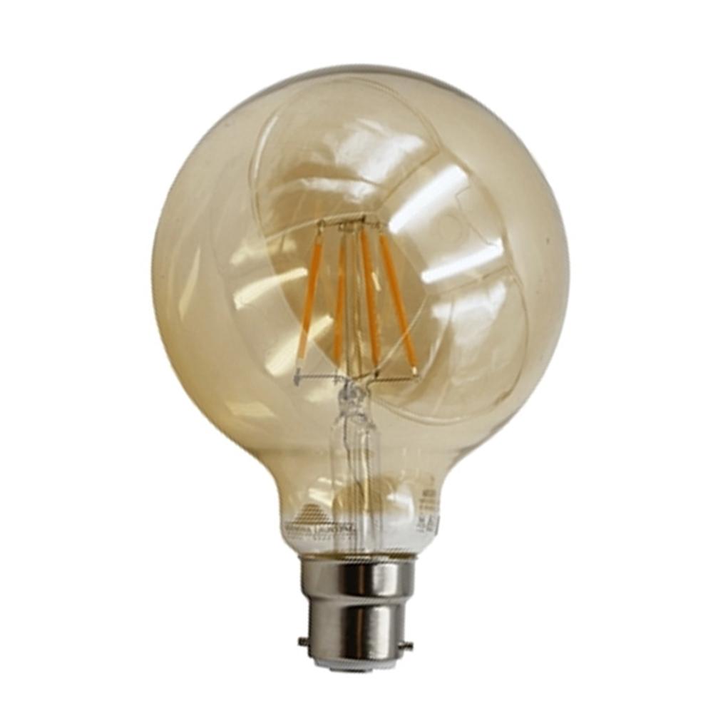 G95 B22 4W Dimmable Globe Vintage LED Retro Light Bulbs~3086