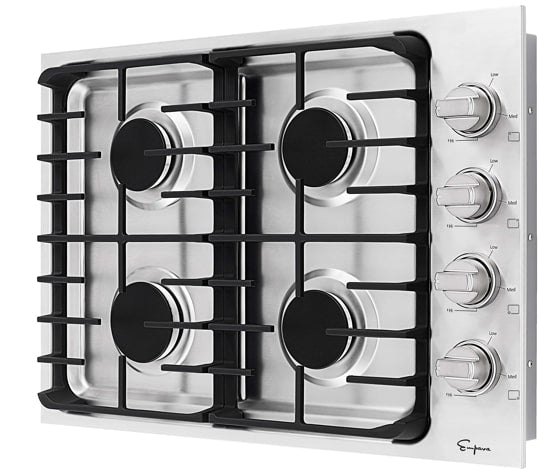 Empava 30GC33 30 in. Built-in Stainless Steel Gas Cooktop