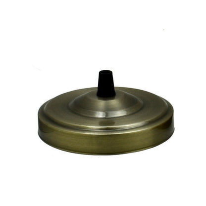 108mm  Side Fitting Single Outlet Ceiling Rose ~1463